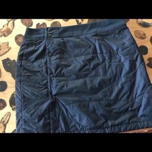 Ll Bean Insulated Puff Skirt- Black